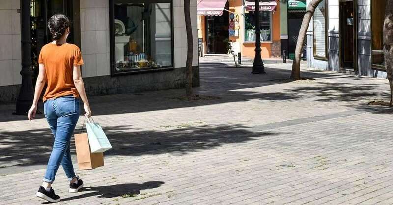 Imagen de la zona comercial de Telde/TA.